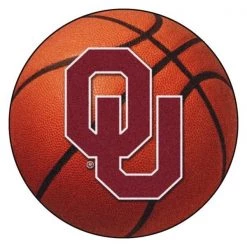 Fanmats Oklahoma Basketball Mat, 27" dia.