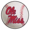 Fanmats Ole Miss Baseball Mat, 27" dia. -Rugs&Mats Official Shop Grainger G5758188