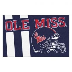 Fanmats Ole Miss Uniform Starter Rug, 19"x30"