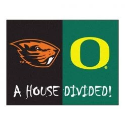 Fanmats Oregon-Oregon State House Divided Rug