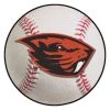 Fanmats Oregon State Baseball Mat, 27" dia. -Rugs&Mats Official Shop Grainger G5758669