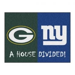 Fanmats Packers-Giants House Divided Rug