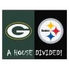 Fanmats Packers-Steelers House Divided Mat