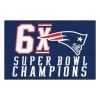 Fanmats Patriots 5X Super Bowl Champs StarterRug -Rugs&Mats Official Shop Grainger G5759700