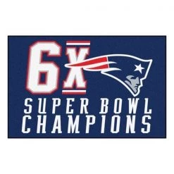 Fanmats Patriots 5X Super Bowl Champs StarterRug