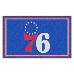 Fanmats Philadelphia 76ers, 4 ft.x6 ft. Rug