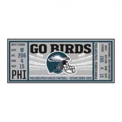 Fanmats Philadelphia Eagles Ticket Runner
