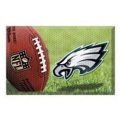 Fanmats Philadelphia Eagles Scraper Mat, Ball