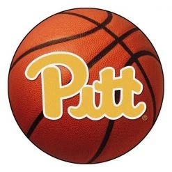 Fanmats Pittsburgh Basketball Mat, 27" dia.