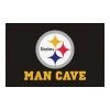 Fanmats Pittsburgh Steelers Man Cave Rug -Rugs&Mats Official Shop Grainger G5761852