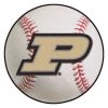 Fanmats Purdue, P, Baseball Mat, 27" dia.