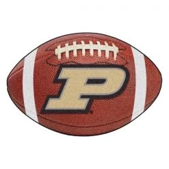 Fanmats Purdue, Train, Football Rug, 20.5"x32.5"