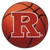 Fanmats Rutgers Basketball Mat, 27" dia. -Rugs&Mats Official Shop Grainger G5763097