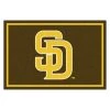 Fanmats San Diego Padres, Brn/Yl, 8 ft.x10 ft. Rug