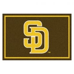 Fanmats San Diego Padres, Brn/Yl, 8 ft.x10 ft. Rug