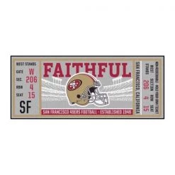 Fanmats San Francisco 49ers Ticket Runner