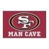 Fanmats San Francisco 49ers Man Cave UltiMat Rug -Rugs&Mats Official Shop Grainger G5764293