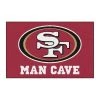 Fanmats San Francisco 49ers Man Cave Rug -Rugs&Mats Official Shop Grainger G5764320