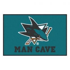 Fanmats San Jose Sharks Man Cave Rug