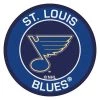 Fanmats St Louis Blues Roundel Mat, 27" dia.