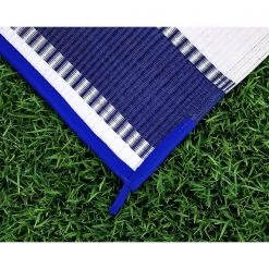 Camco OUTDOOR MAT, 6FT X 9FT, BLUE STRIPE, W/UV -Rugs&Mats Official Shop Meyer20Distributing20Inc 42871xx2xxZxxffe720