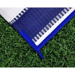 Camco OUTDOOR MAT, 6FT X 9FT, BLUE STRIPE, W/UV -Rugs&Mats Official Shop Meyer20Distributing20Inc 42871xx3xxZxxfff5a7