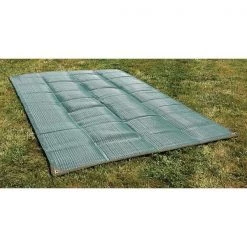 Camco AWNING LEISURE MAT, 6FT X 9FT, GREEN REVERSIBLE