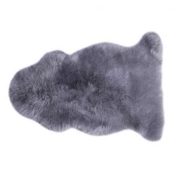 Deerlux Genuine Australian Lamb Fur Sheepskin Rug Natural Single Pelt, Grey -Rugs&Mats Official Shop Quickway20Imports20Inc 615237xxad2bc1