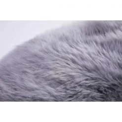 Deerlux Genuine Australian Lamb Fur Sheepskin Rug Natural Single Pelt, Grey -Rugs&Mats Official Shop Quickway20Imports20Inc 615242xx129131