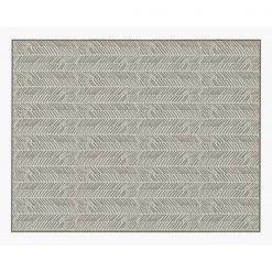 Deerlux Modern Living Room Area Rug with Nonslip Backing, Abstract Beige Chevron Strokes Pattern, 9 x12 ft -Rugs&Mats Official Shop Quickway20Imports20Inc 653244xx911d2f
