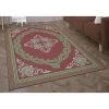 Deerlux Transitional Living Room Area Rug with Nonslip Backing, Red Medallion Pattern, 9 x12 ft -Rugs&Mats Official Shop Quickway20Imports20Inc 653389xxb125a7