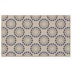 Deerlux Area Rug with Nonslip Backing, Multicolor Circle Spring Burst Pattern, 4 x 6 ft Small -Rugs&Mats Official Shop Quickway20Imports20Inc 653440xxb48400