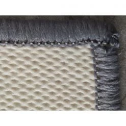 Deerlux Area Rug with Nonslip Backing, Geometric Gray and Orange Trellis Pattern, 4 x 6 ft Small -Rugs&Mats Official Shop Quickway20Imports20Inc 653517xxaa2cab