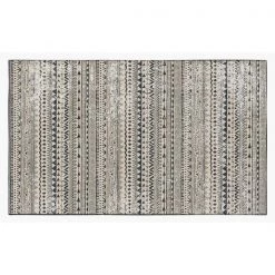 Deerlux Boho Living Room Area Rug with Nonslip Backing, Bohemian Tribal Print Pattern, 3 x 5 ft Extra Small -Rugs&Mats Official Shop Quickway20Imports20Inc 653578xx6f414c