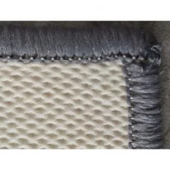 Deerlux Modern Living Room Area Rug with Nonslip Backing, Geometric Gray Wavies Pattern, 8 x 10 ft -Rugs&Mats Official Shop Quickway20Imports20Inc 653603xx818798