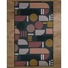 Deerlux Modern Living Room Area Rug with Nonslip Backing, Abstract Geo Pattern, 3 x 5 Ft Extra Small -Rugs&Mats Official Shop Quickway20Imports20Inc 675635xx8dd9d9