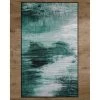 Deerlux Area Rug with Nonslip Backing, Abstract Teal Pattern, 3 x 5 Ft Extra Small -Rugs&Mats Official Shop Quickway20Imports20Inc 675640xx51a49f