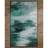 Deerlux Modern Living Room Area Rug with Nonslip Backing, Abstract Teal Pattern, 4 x 6 Ft Small -Rugs&Mats Official Shop Quickway20Imports20Inc 675645xx08e759