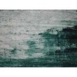 Deerlux Modern Living Room Area Rug with Nonslip Backing, Abstract Teal Pattern, 4 x 6 Ft Small -Rugs&Mats Official Shop Quickway20Imports20Inc 675648xx9dee05