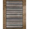 Deerlux Bohemian Living Room Area Rug with Nonslip Backing, Beige Boho Pattern, 4 x 6 Ft Small