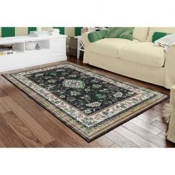 Deerlux Traditional Persian Style Living Room Area Rug w/Nonslip Backing, Classic Cream, 4 x 6 Ft -Rugs&Mats Official Shop Quickway20Imports20Inc 675706xx5a0580