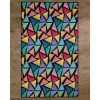 Deerlux Colorful Kids Room Area Rug with Nonslip Backing, Multi Triangle Pattern, 3 x 5 Ft Extra Small -Rugs&Mats Official Shop Quickway20Imports20Inc 676464xxfeea7d