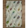 Deerlux Modern Animal Print Living Room Area Rug with Nonslip Backing, Peacock Pattern, 3 x 5 Ft Extra Small