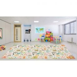 Deerlux 6 ft. Social Distancing Colorful Kids Classroom Seating Area Rug, ABC Animal Design, 8 x 15 ft XL -Rugs&Mats Official Shop Quickway20Imports20Inc 698644xxfb90ef