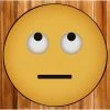 Deerlux Emoji Style Round Funny Smiley Face Kids Area Rug, Eye Roll Emoji Rug, 24 x 24 -Rugs&Mats Official Shop Quickway20Imports20Inc 699059xx39f216
