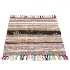 Deerlux Handwoven Boho Multi Striped Wool Flatweave Kilim Area Rug, 2' x 3' -Rugs&Mats Official Shop Quickway20Imports20Inc 707759xx18a36d