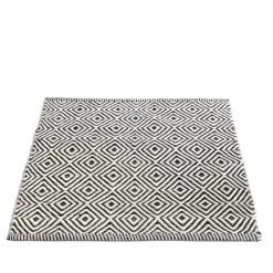 Deerlux Handwoven Black and White Diamond Wool Flatweave Kilim Rug, 2' x 3' -Rugs&Mats Official Shop Quickway20Imports20Inc 707840xx6ab724