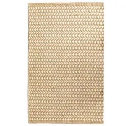 Deerlux Handwoven Beige and White Geometric Wool Flatweave Kilim Rug, 2' x 3' -Rugs&Mats Official Shop Quickway20Imports20Inc 707847xx50d816
