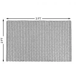 Deerlux Handwoven Beige and White Geometric Wool Flatweave Kilim Rug, 2' x 3' -Rugs&Mats Official Shop Quickway20Imports20Inc 707851xx185bf5