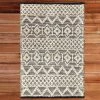 Deerlux Handwoven Black and White Textured Wool Flatweave Kilim Rug, 3' x 5' -Rugs&Mats Official Shop Quickway20Imports20Inc 708604xxb47339